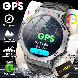 SENBONO GPS Smart Watch Men Built-in GPS Bluetooth
