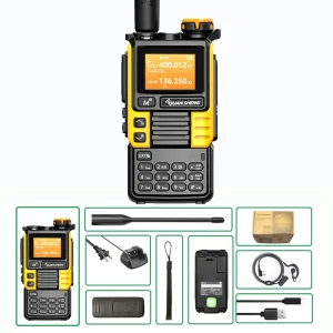AM/FM/DTMF Walkie-Talkie 200CH 20-1000MHZ NOAA Weather